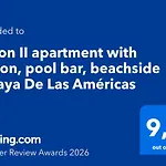 아파트 Colon Ii With Aircon, Pool Bar, Beachside - Playa De Americas 아로나