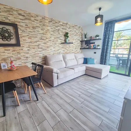 شقة Colon Ii With Aircon, Pool Bar, Beachside - Playa De Americas *