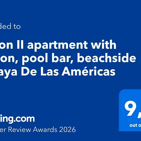 شقة Colon Ii With Aircon, Pool Bar, Beachside - Playa De Americas أرونا