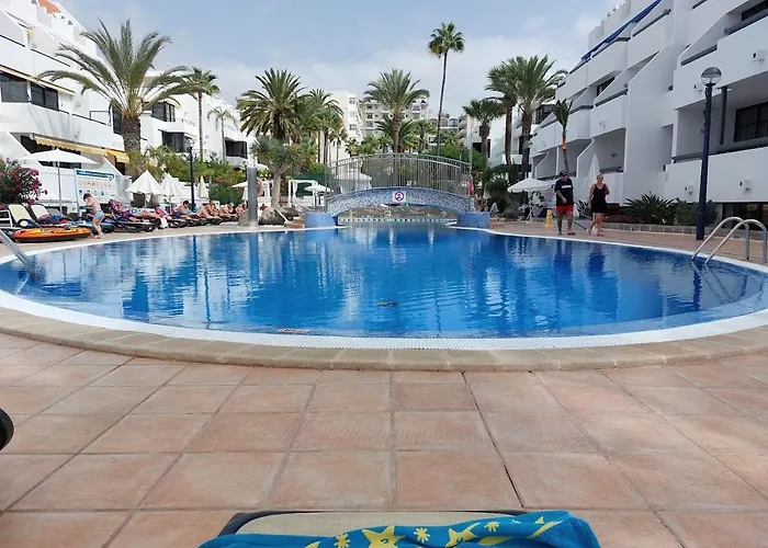 Colon Ii With Aircon, Pool Bar, Beachside - Playa De Americas Apartmán Arona (Tenerife)