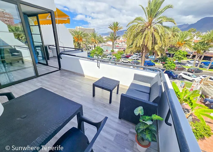 Colon Ii With Aircon, Pool Bar, Beachside - Playa De Americas 阿罗纳