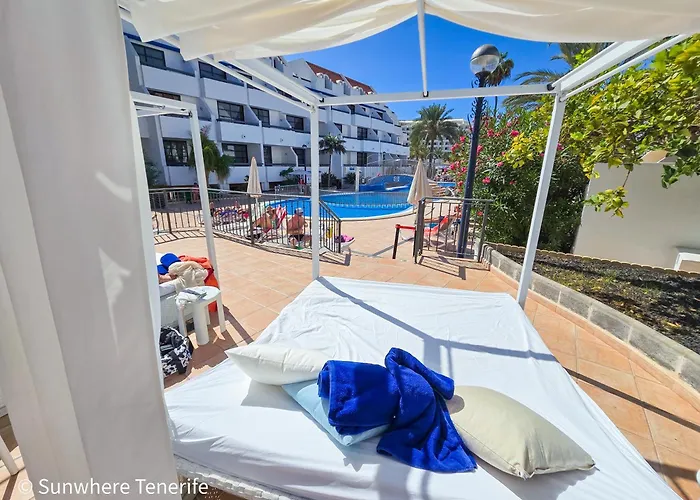 Colon Ii With Aircon, Pool Bar, Beachside - Playa De Americas * 阿罗纳