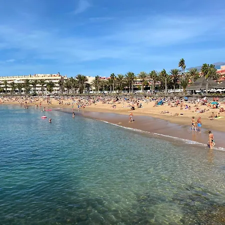 Colon Ii With Aircon, Pool Bar, Beachside - Playa De Americas Lägenhet *